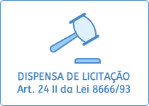 Dispensa - Art. 24 II da Lei 8666/93