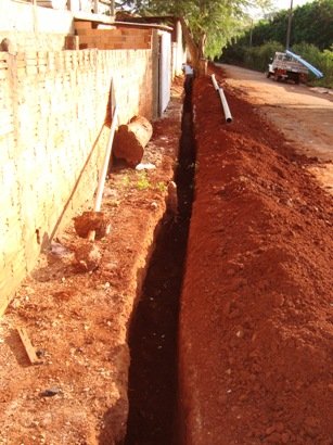 Começa a Instalação da Nova Adutora da CAptação do Messias